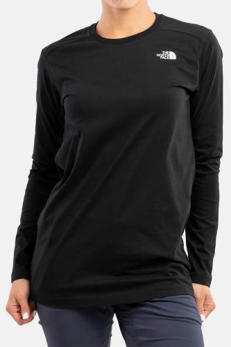 The North Face γυναικεία βαμβακερή μπλούζα με contrast logo prints μονόχρωμη 